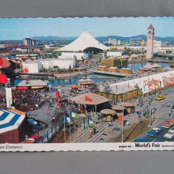 Vintage Postcard - Expo 1974 Main Entrance - Continental Card - Picture 1 of 4